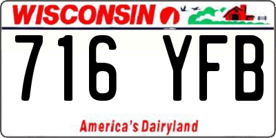 WI license plate 716YFB
