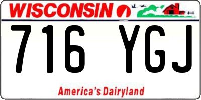 WI license plate 716YGJ
