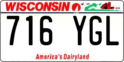 WI license plate 716YGL