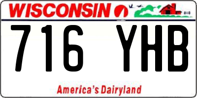 WI license plate 716YHB