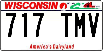 WI license plate 717TMV