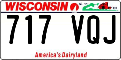 WI license plate 717VQJ