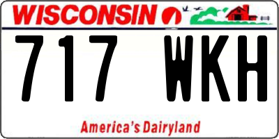 WI license plate 717WKH