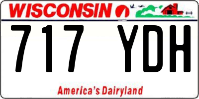 WI license plate 717YDH
