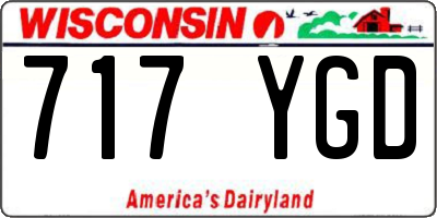 WI license plate 717YGD