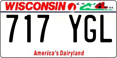 WI license plate 717YGL