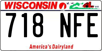 WI license plate 718NFE