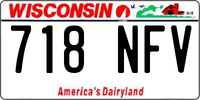 WI license plate 718NFV
