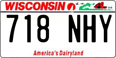 WI license plate 718NHY