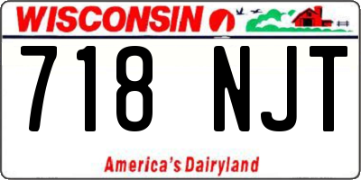 WI license plate 718NJT