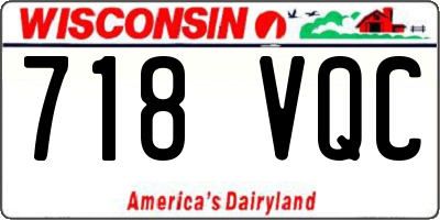 WI license plate 718VQC