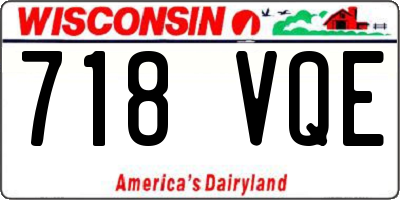WI license plate 718VQE