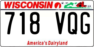 WI license plate 718VQG