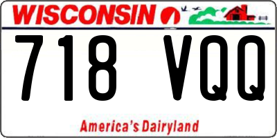 WI license plate 718VQQ