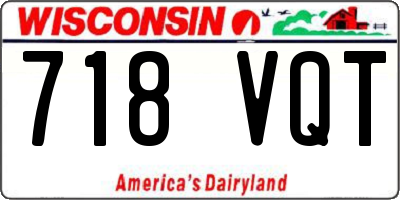 WI license plate 718VQT