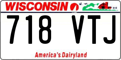 WI license plate 718VTJ