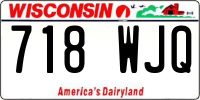 WI license plate 718WJQ