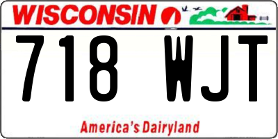 WI license plate 718WJT