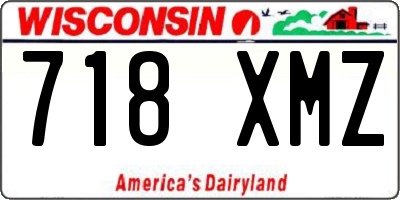WI license plate 718XMZ