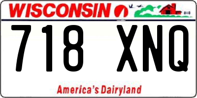 WI license plate 718XNQ