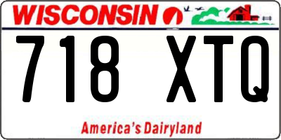 WI license plate 718XTQ