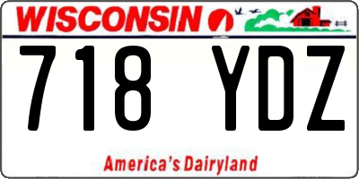 WI license plate 718YDZ