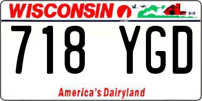 WI license plate 718YGD