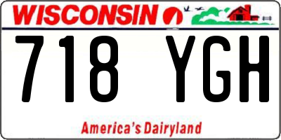 WI license plate 718YGH