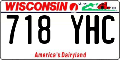 WI license plate 718YHC