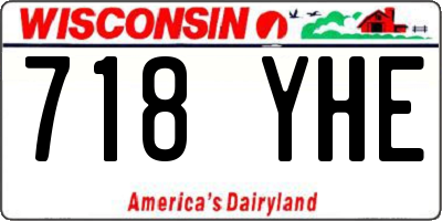 WI license plate 718YHE