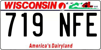 WI license plate 719NFE