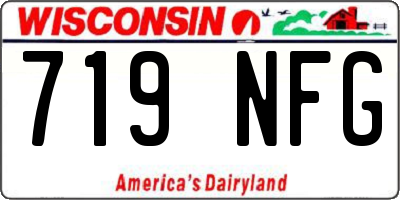 WI license plate 719NFG
