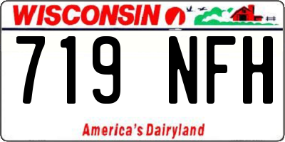 WI license plate 719NFH