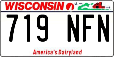 WI license plate 719NFN