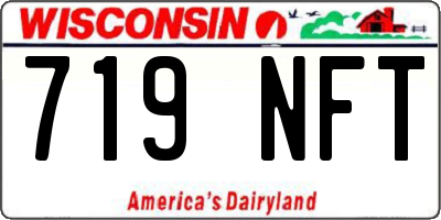 WI license plate 719NFT