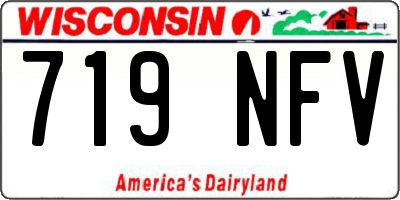 WI license plate 719NFV