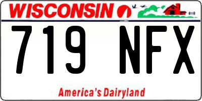 WI license plate 719NFX