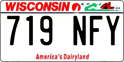 WI license plate 719NFY