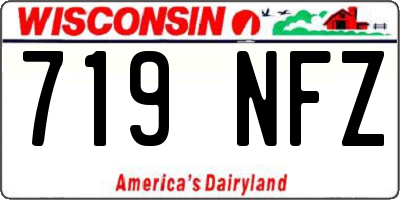 WI license plate 719NFZ