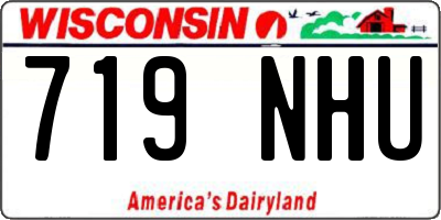 WI license plate 719NHU