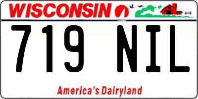 WI license plate 719NIL