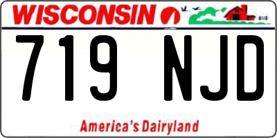 WI license plate 719NJD