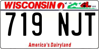 WI license plate 719NJT