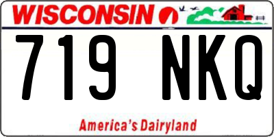 WI license plate 719NKQ