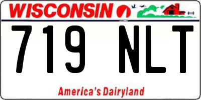 WI license plate 719NLT