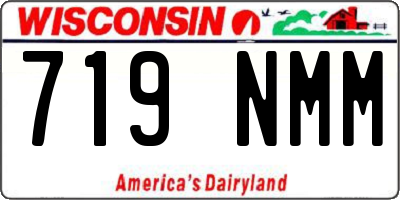 WI license plate 719NMM
