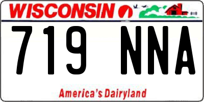 WI license plate 719NNA