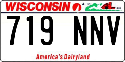 WI license plate 719NNV
