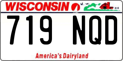 WI license plate 719NQD