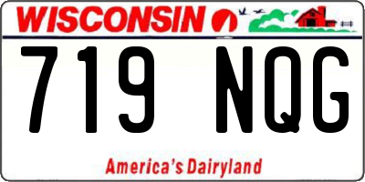 WI license plate 719NQG